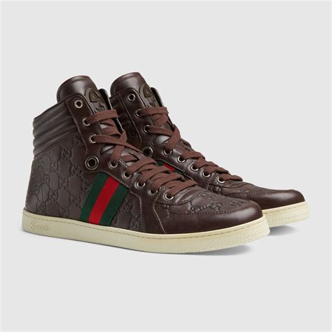 gucci mens designer trainers|gucci trainers men's cheap.